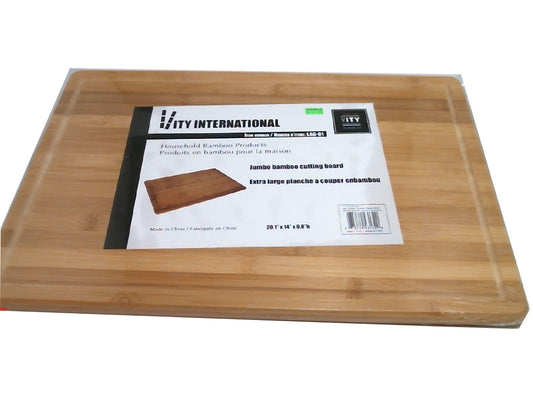 Cutting Board 20.1" X 14" X 0.8"h. Jumbo Bamboo