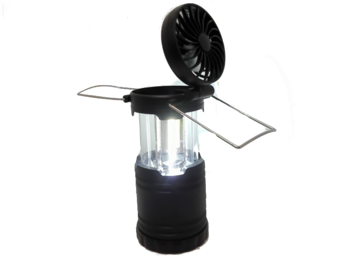 Lanterne escamotable avec ventilateur