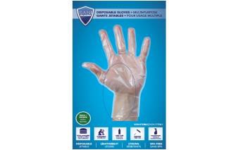 DISPOSABLE LDPE GLOVES S/M 75/PK SANI-GUARD