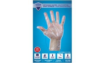 DISPOSABLE LDPE GLOVES L/XL 75/PK SANI-GUARD