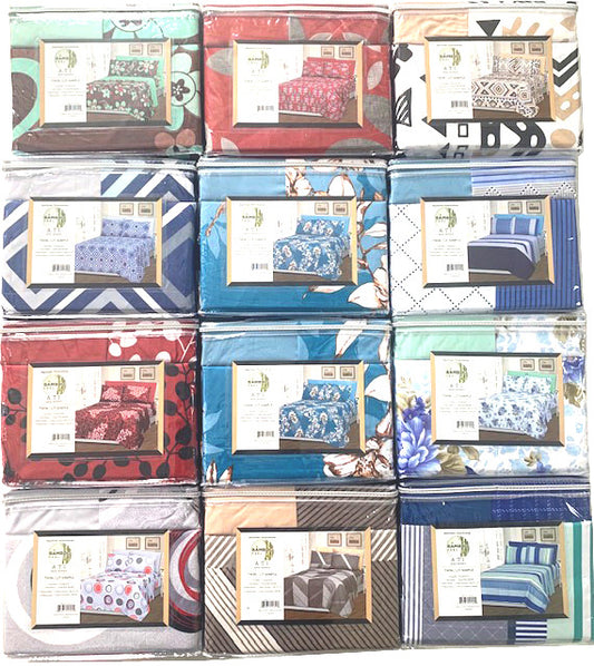 Twin Sheet 4pc Asst.Print