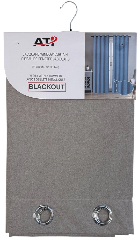 Curtain 54X84"FuLinen Blkout-Tup