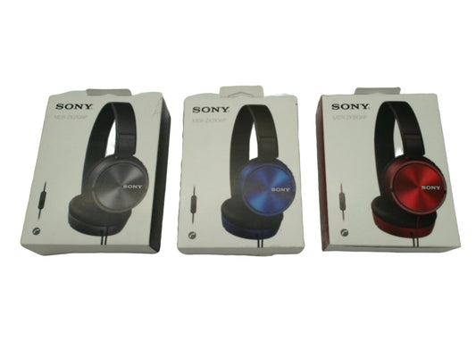 Headphones Wired W/ Microphone Sony Ass't Colours Refurbished