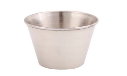 SAUCE CUP 2OZ STAINLESS STEEL RESTO