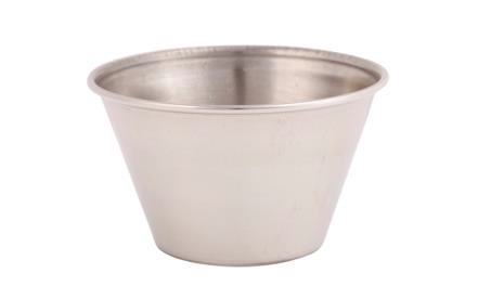SAUCE CUP 4OZ STAINLESS STEEL RESTO