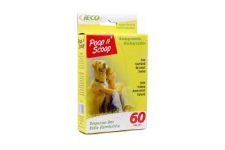 Pet bags poop-n-scoop biodegradable 60 pk