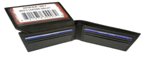 Men's Lamb Skin Wallet w/ Flip Up