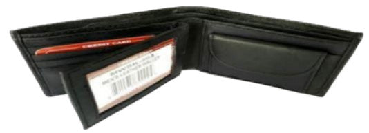 Men's Lamb Skin Wallet w/ Coin Purse