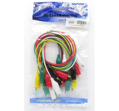 ALLIGATOR CLIP SET OF TEN W/ WIRE