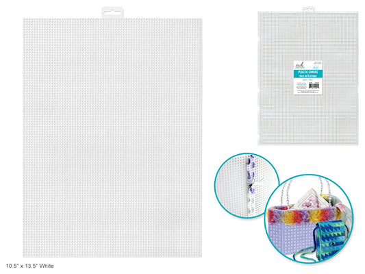 Plastic Canvas 7-Mesh 10 x 13" White