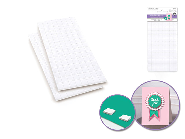 Pop Dot double sided adhesive 3D 240 pc .37 inch 9.5mm