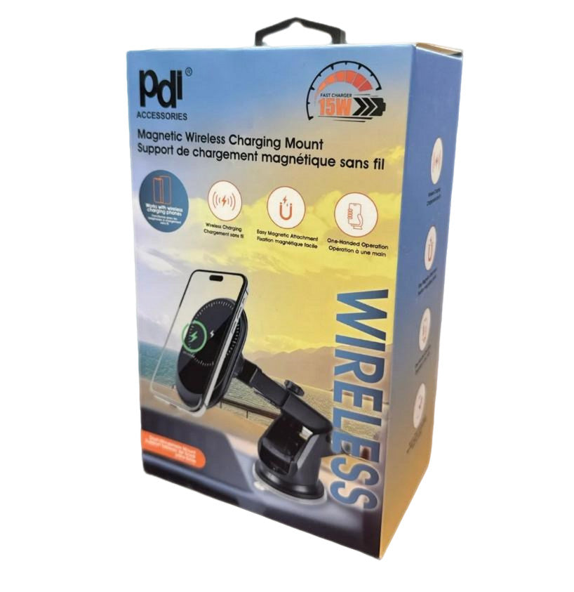 Magnetic Phone Mount w/ Wireless Charging PDI