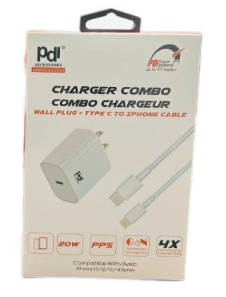 USB C - Lightning Charging Combo 20W PDI