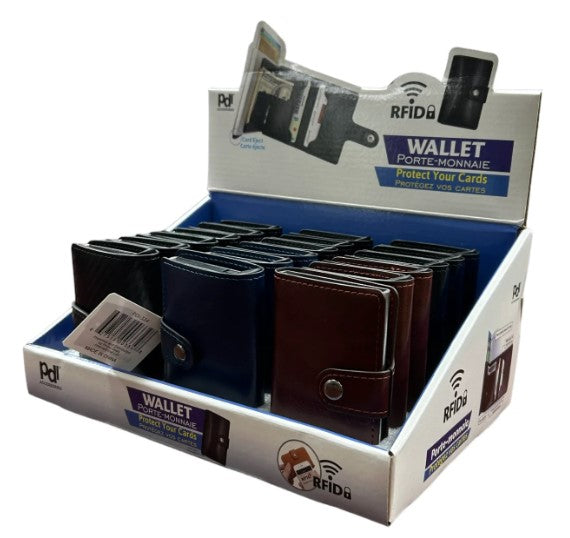 Wallet RFID Blocking + Card Eject PDI