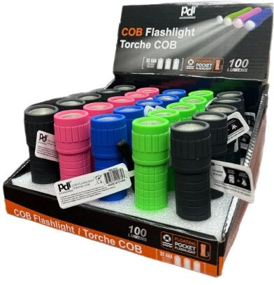 Lampe de poche COB LED Ultra Lumineuse PDI