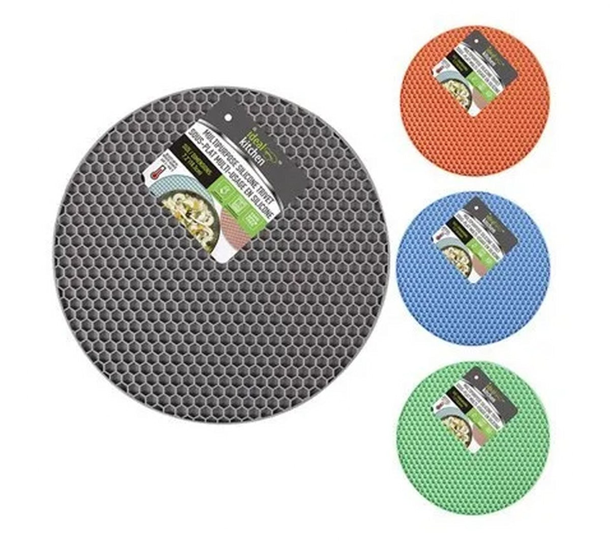 Silicone Trivet 18.3cm Dishwasher Safe, Non-Slip