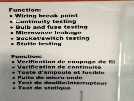 Multi Function Tester - Additional View