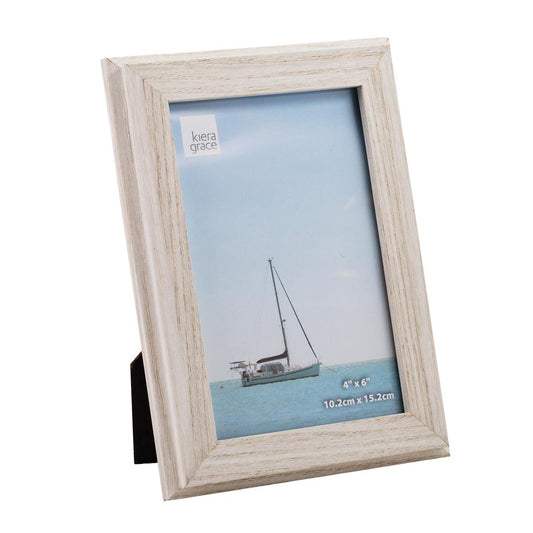 Frame Winsor 4X6" WEATHERED WHITE WOOD EFFECT (AZ) Kiera Grace - Additional View