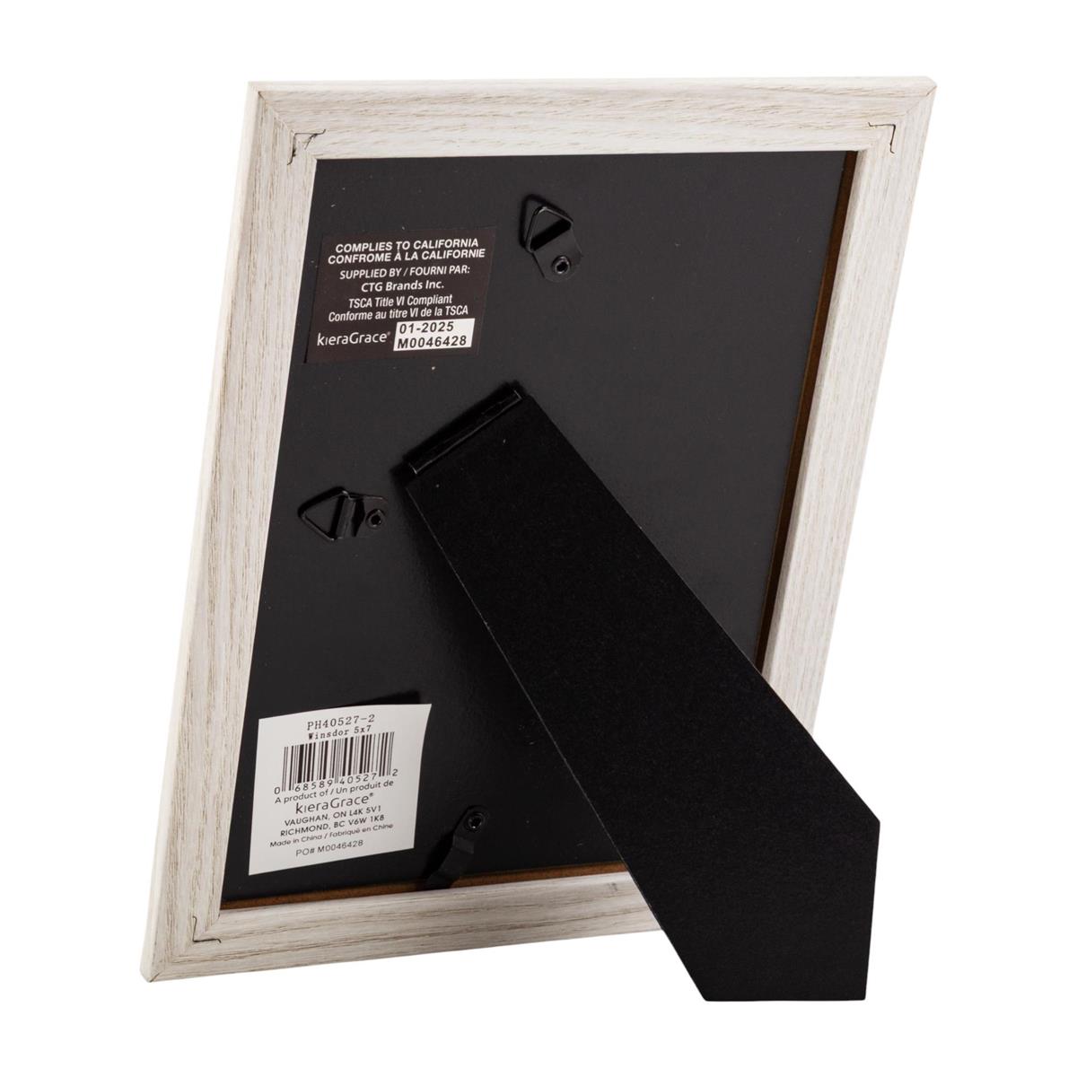 Frame Winsor 5X7" WEATHERED WHITE WOOD EFFECT (AZ) Kiera Grace - Additional View