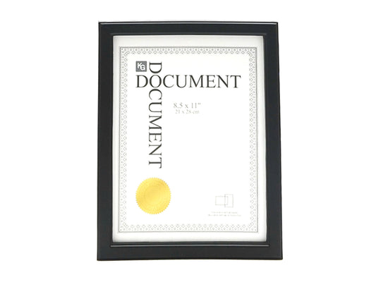 FRAME CASPIAN 8.5X11 DOCUMENT BLACK