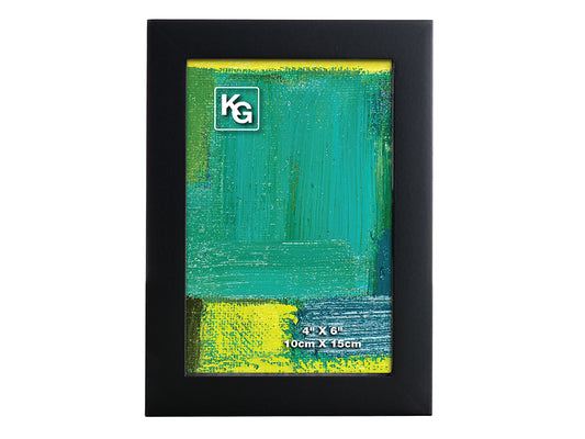 FRAME CONTEMPO 4X6in WOOD BLACK