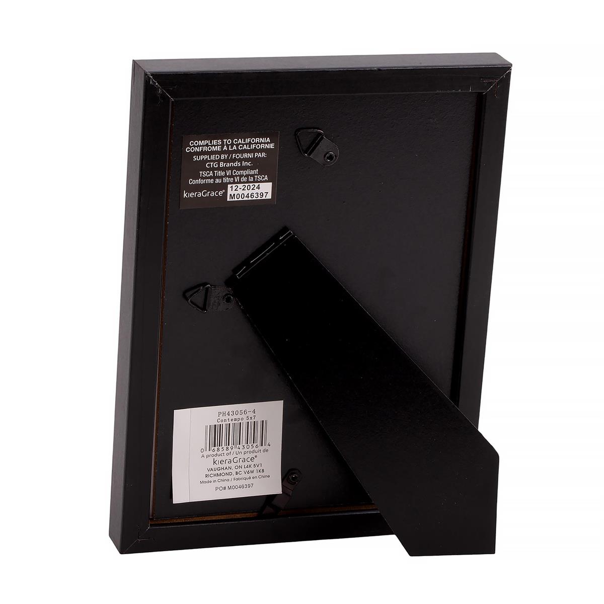 FRAME CONTEMPO 5X7in WOOD BLACK