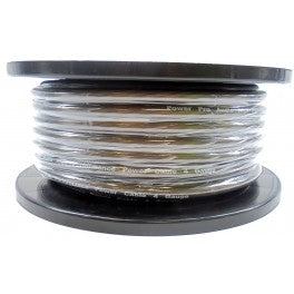 Power wire 4 gauge black 100 foot roll sold by the foot