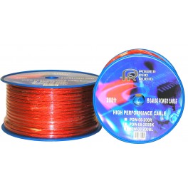 Fil électrique de calibre 8, rouge, rouleau de 200 pieds vendu au pied