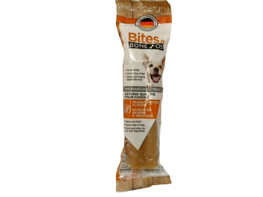 Bites Bone Premium Dog Treat Peanut Butter