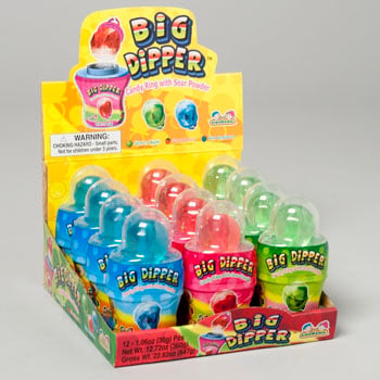 Big Dipper Candy Ring With Sour Powder 30g. Assorted Flavours - Additional View