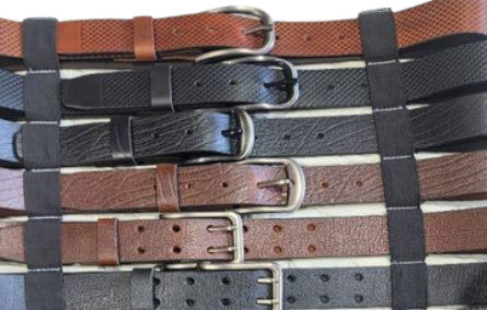 Men's Belts Sz 40-42 Full Grain Leather Ass't Styles