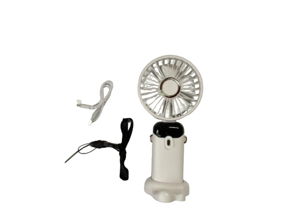 Handheld fan - 5 speed - usb rechargable - Additional View