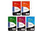 Notebook 3x5" TopCoil 100pg.Assorted colors