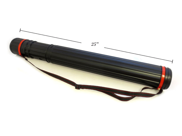 ARTIST TUBE 3" DIAMATER. EXTEND 36" W/CARRY STRAP B LACK
