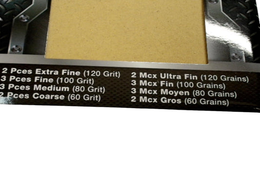 Sandpaper 10 pcs Assorted - Additional View