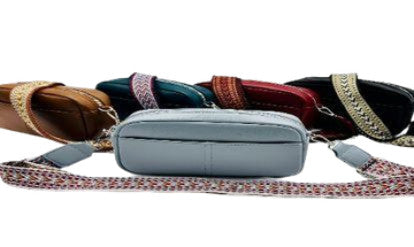 Ladies' Side Purse w/ Fabric Strap