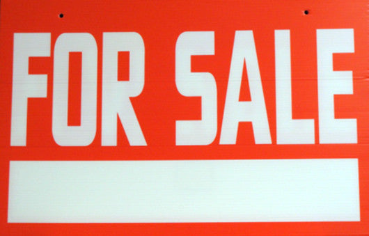 For sale sign coroplast 15x23 inch