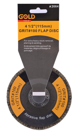 Flap sanding disc 4.5 inch 100 grit
