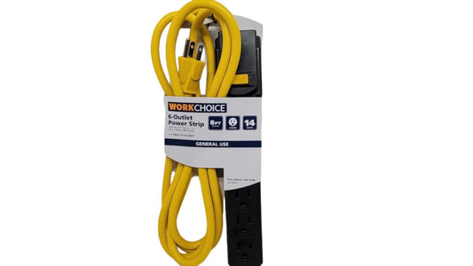 Powerbar 6 Outlet 8 Ft Cord Workchoice