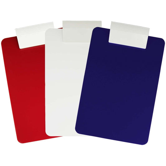 Antimicrobial Clipboards 3pk. Red White & Blue Saunders (Or $2.49ea.)