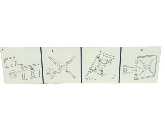 Wall Mount Full Motion 14" - 56" 35kg Philips - Additional View