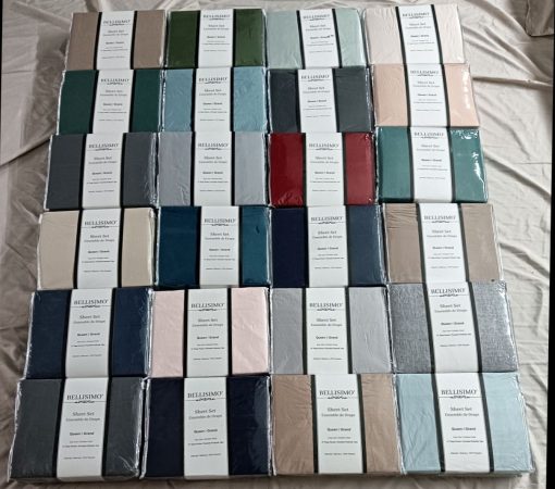 Bellisimo 4pc Sheet Set – Solid Queen