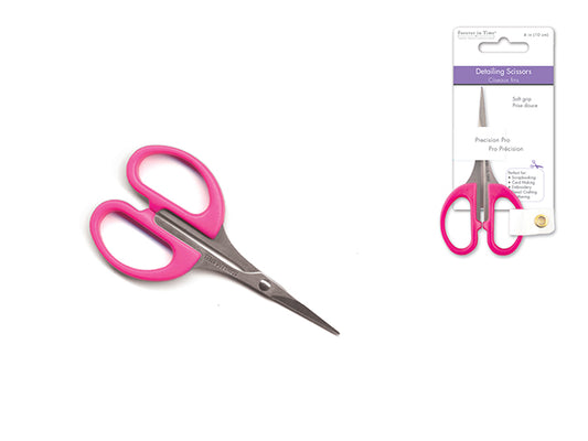 Scissors 4 inch 10cm detailing scissors with soft grip