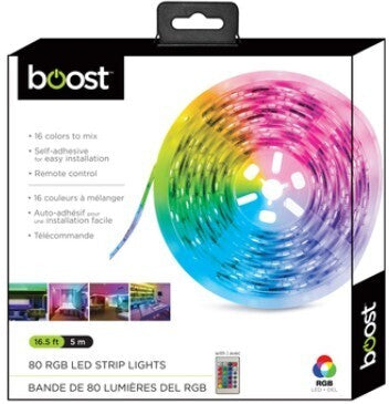 LED Strip RGB 16.5 Ft USB Powered Boost