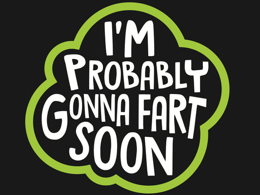 T-Shirt with print - Fart Soon - L