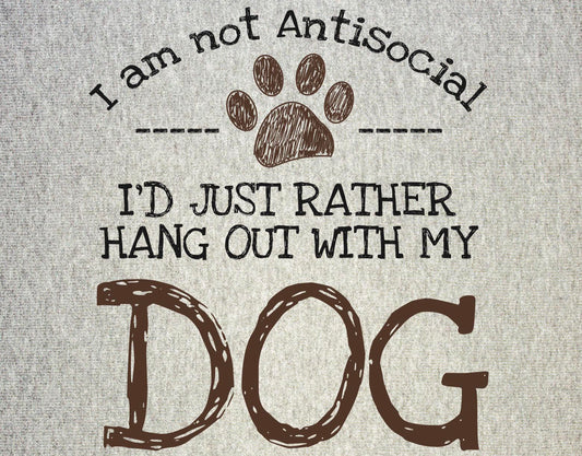 T-shirt imprimé - Hang With Dog - XXL
