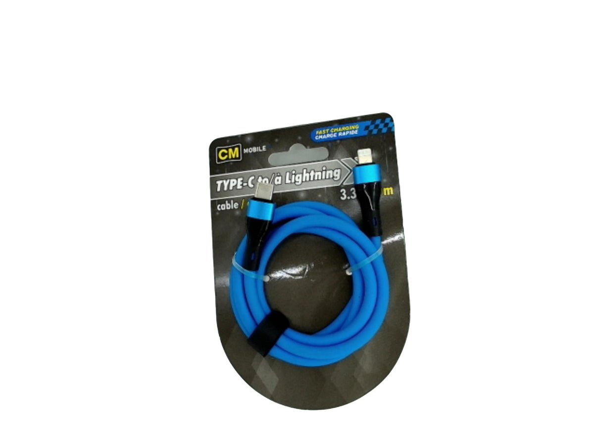 cable USB 3.3 foot 1m Type-C® to Lighning™fast charging