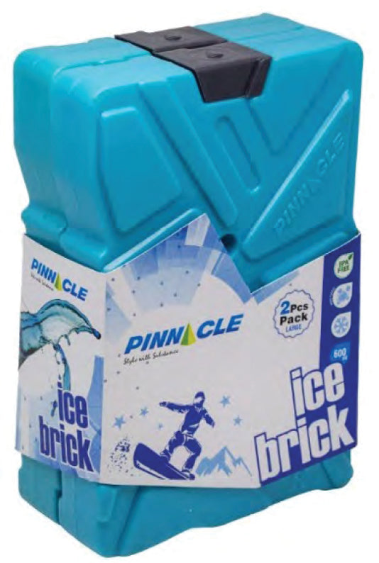Pinnacle Ice Bricks 600ml 2 Pack 5.2x1.2x8 Inch 13x3x20cm