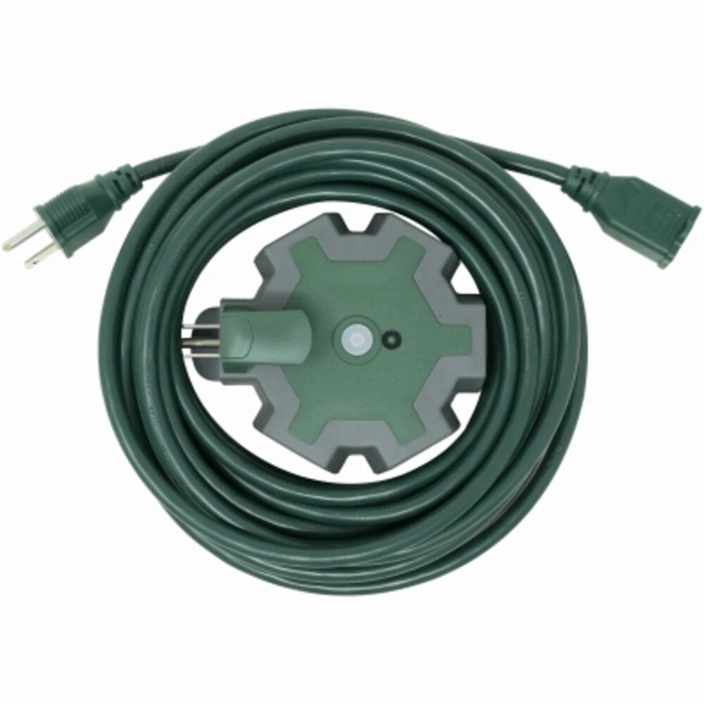 Yard Master Indoor/Outdoor Power Set 5 Outlet Adapter & 25' Extension Cord Woods - Additional View