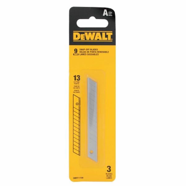 Lames sécables 9 mm, pack de 3. Dewalt